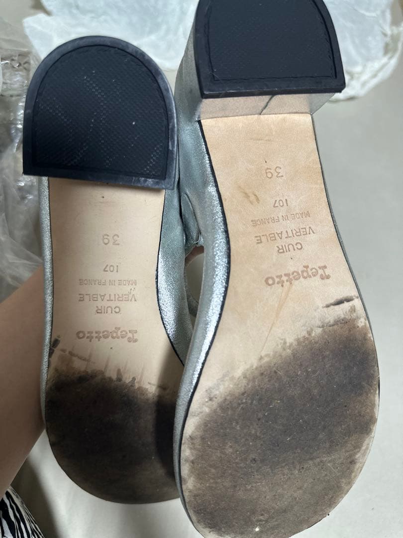 Repetto シルバー フラメンコシューズ 39