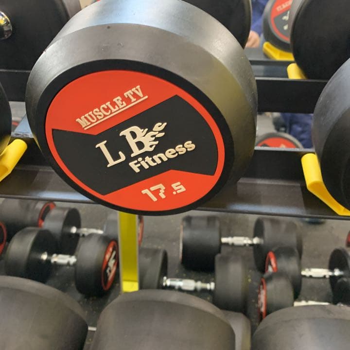 ラバーダンベル　27.5kg2個