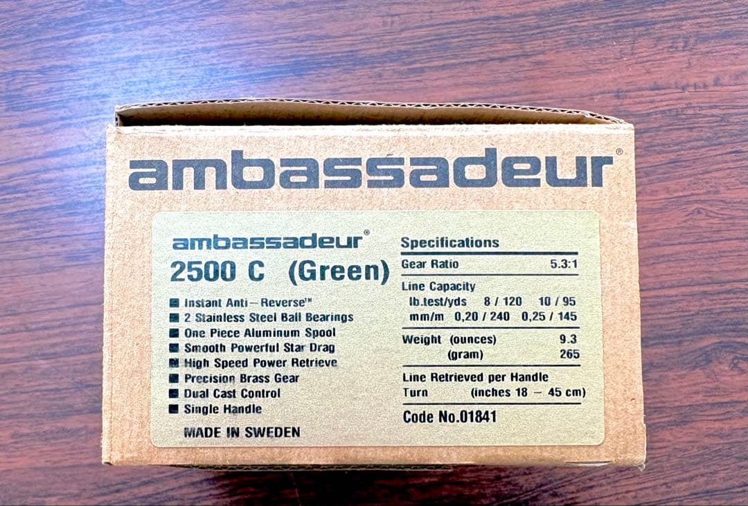 Abu Garcia Ambassadeur 2500C ベイトリール　グリーン