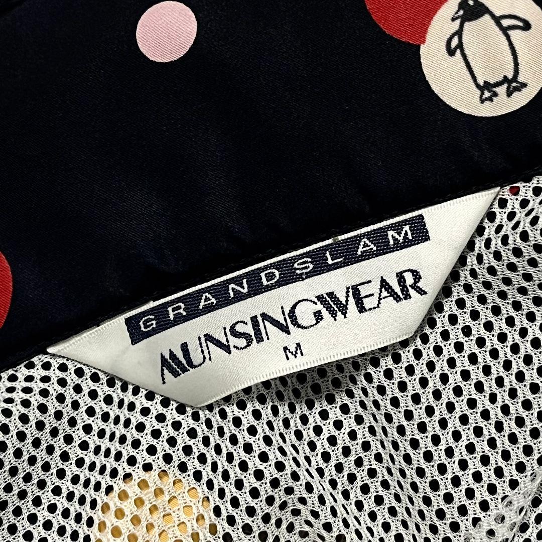 【新品】【M】Munsingwear ゴルフフード付き レインウェア