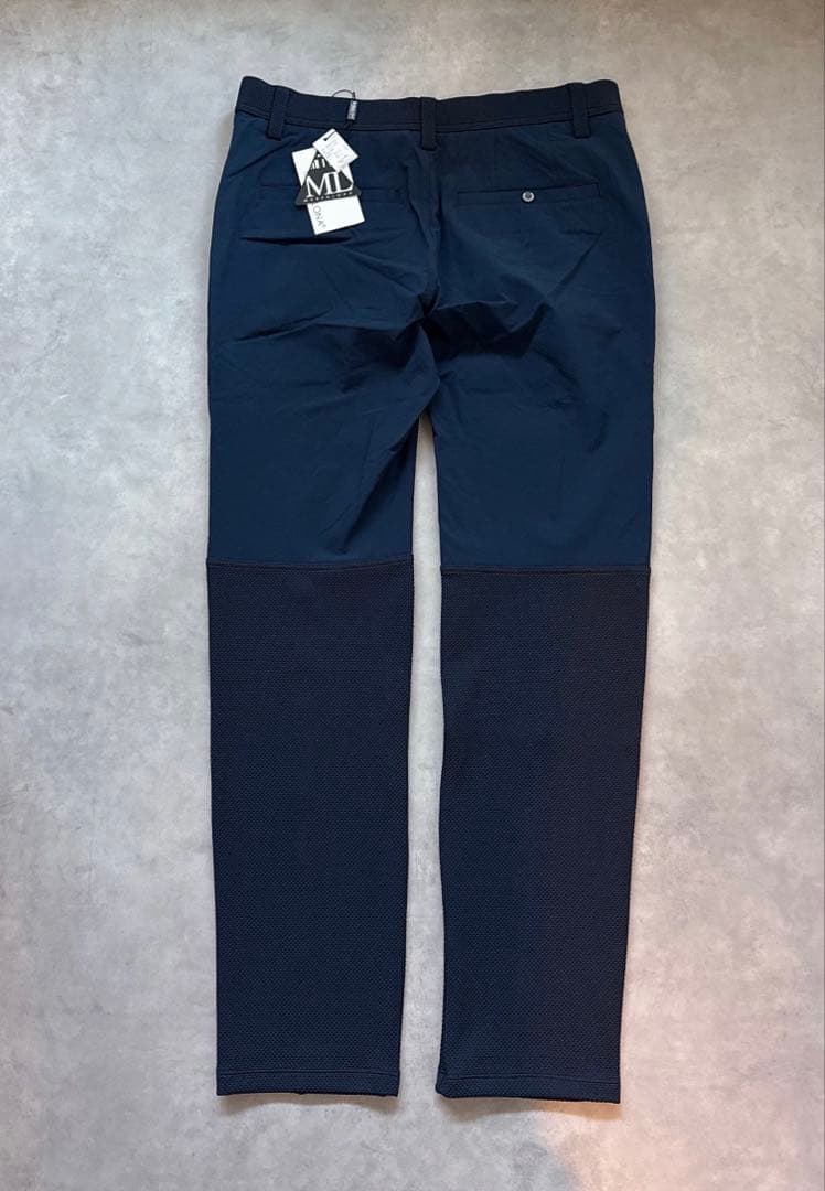 新品 ★ MARK&LONA パンツ ジャージー ネイビー マーク&ロナ 正規品