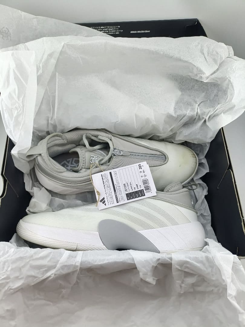 adidas d.o.n issue 7 28.5cm ホワイト・グレー don