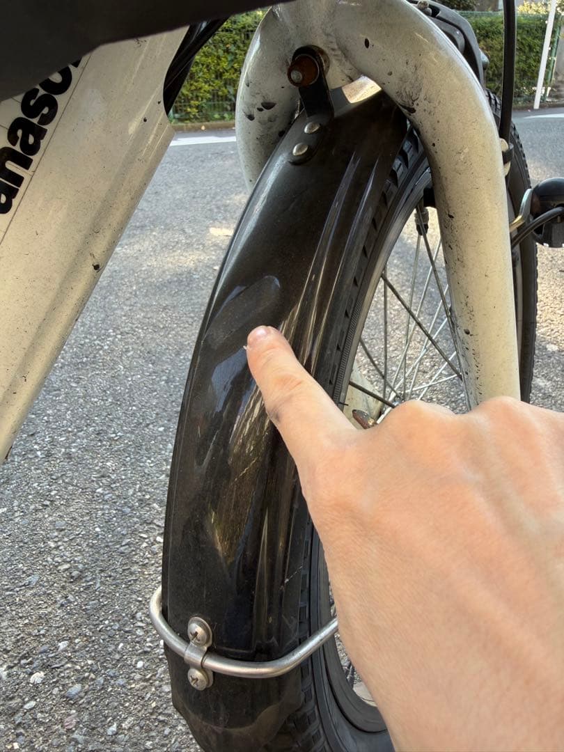 パナソニック 電動アシスト自転車　BE-ENMK03 白　送料込み