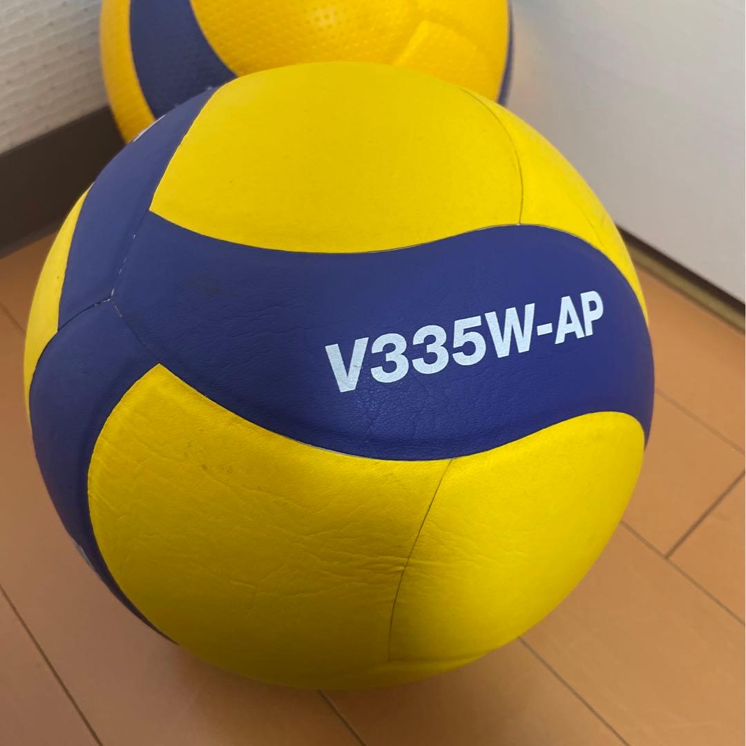 中古 ミカサ バレーボール 5号球 V335W-AP V300W 2球セット
