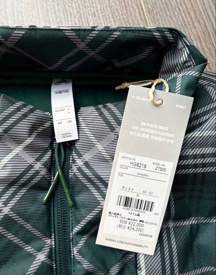 新品 アディダス adidas ゴルフジャケット 中綿保温 撥水 M