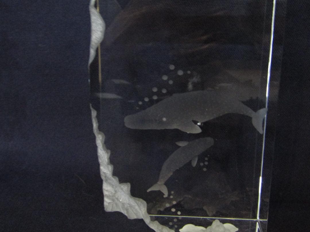 HOYAクリスタル　限定品　クリスタル海洋生物彫刻　希少品