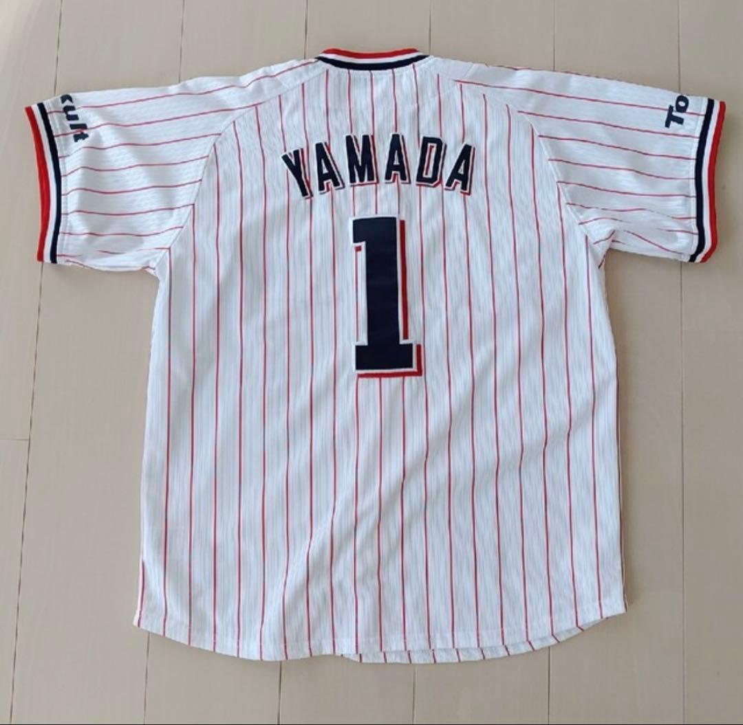東京ヤクルトスワローズ　山田哲人　#1 ユニフォーム　Mサイズ　侍JAPAN