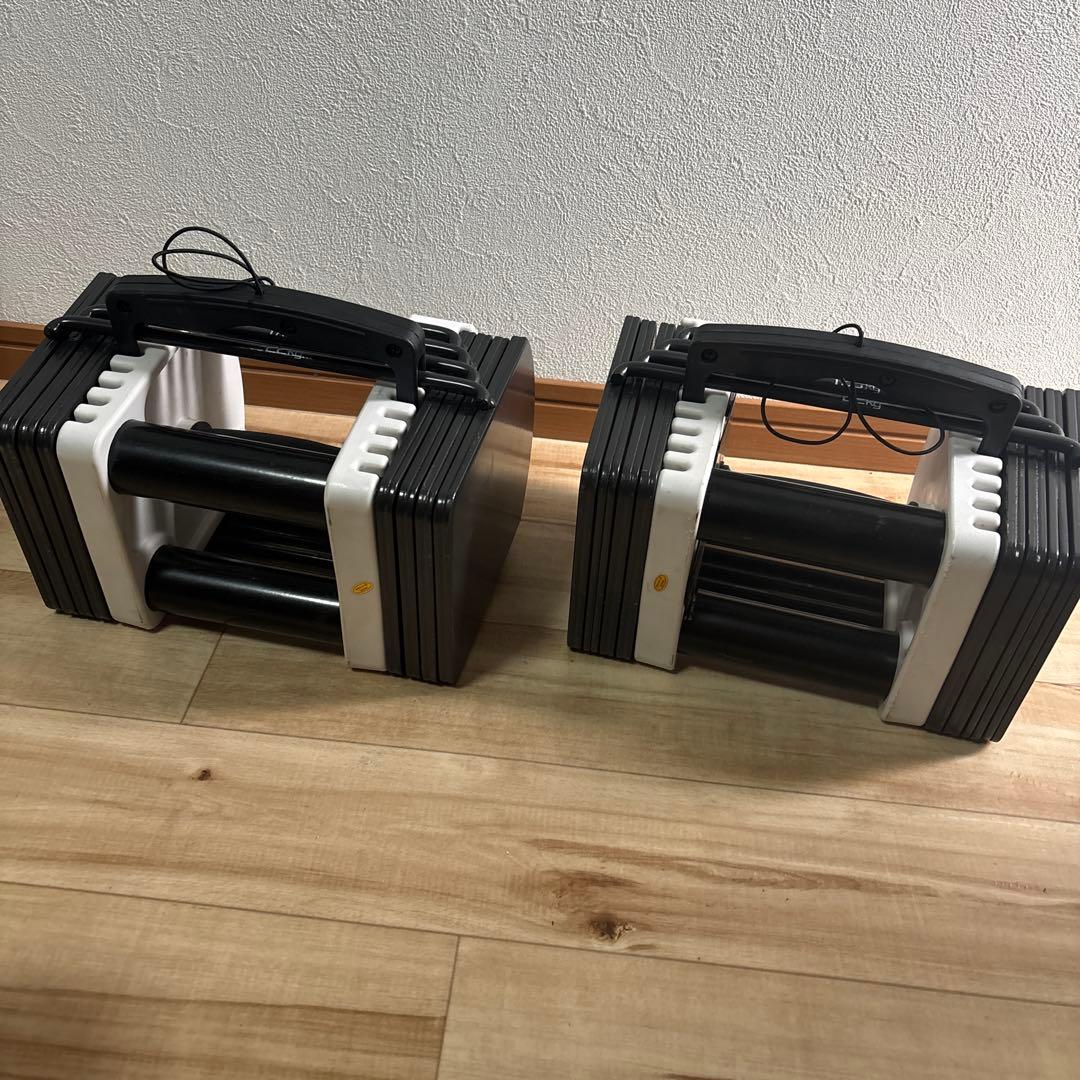 ①FIELDOOR 可変式 クイックダンベル ブロックダンベル 22kg