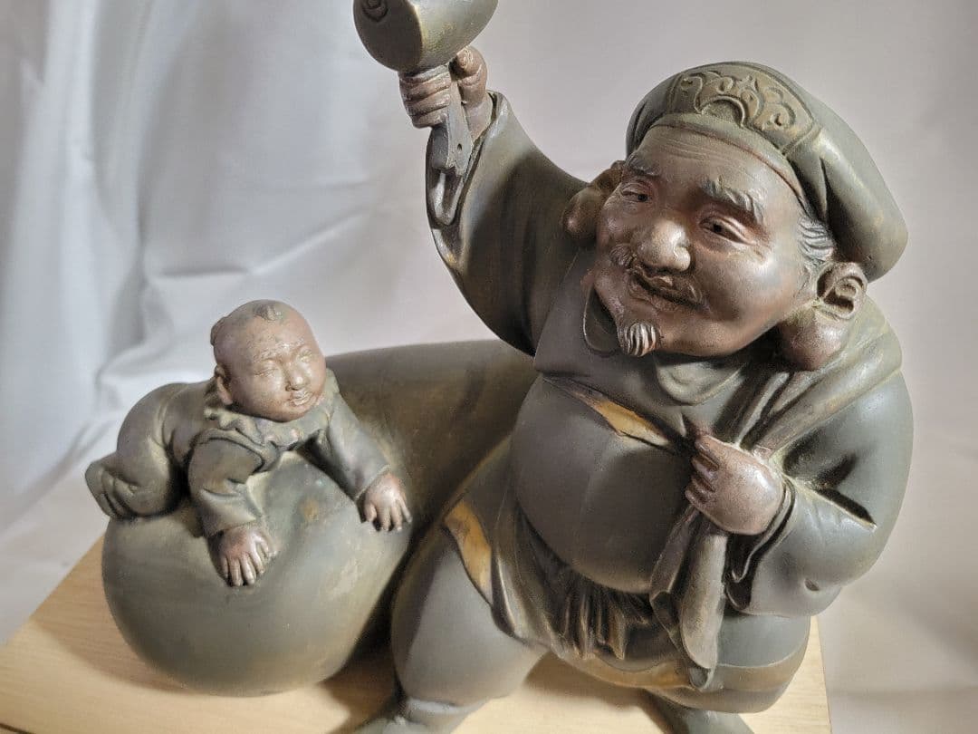 ヴィンテージ品　大黒天の銅像　縁起物