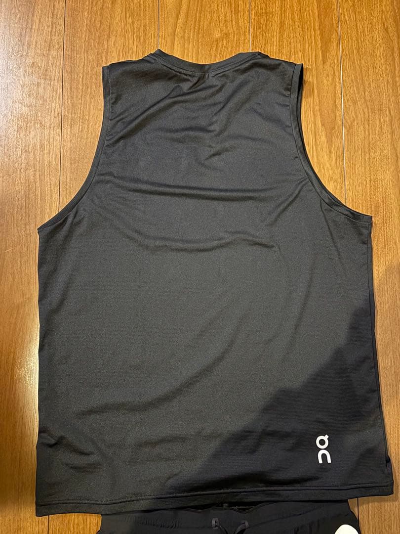 美品　希少　on ブラック ランニング　ハーフタイツ　上下セット