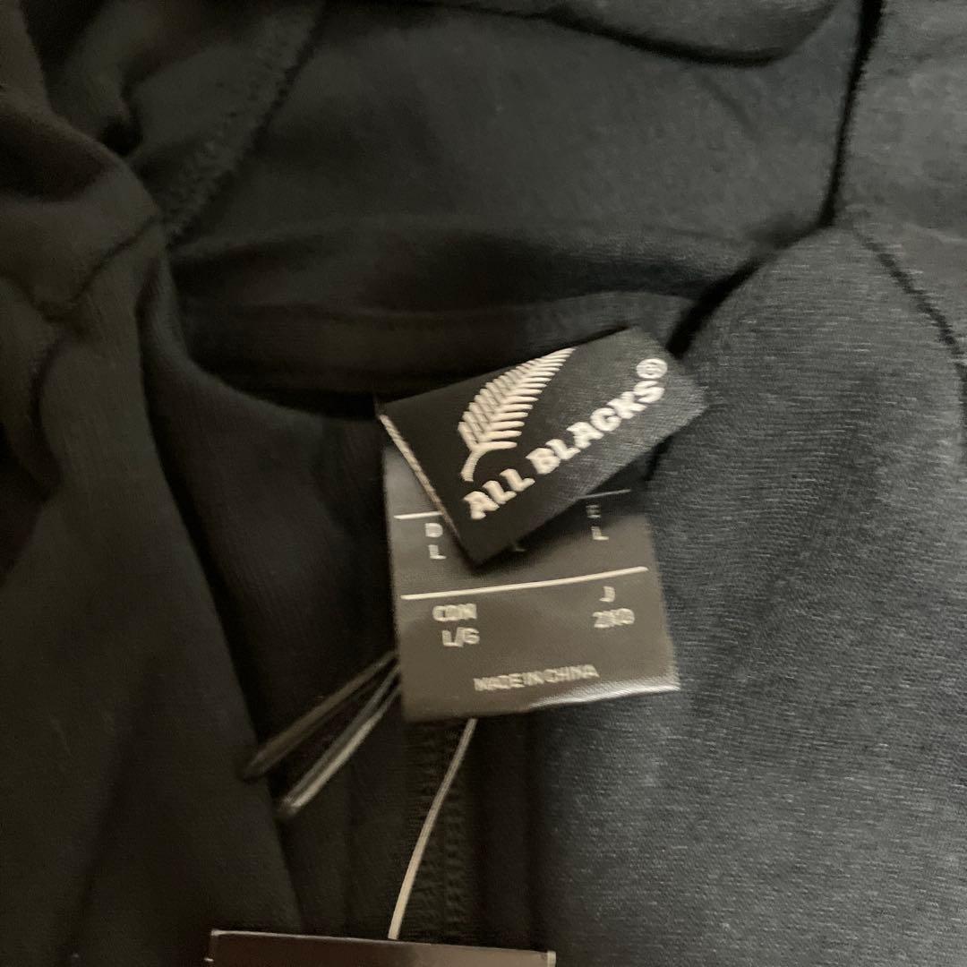 ALL BLACKS フード付きジップアップウェア