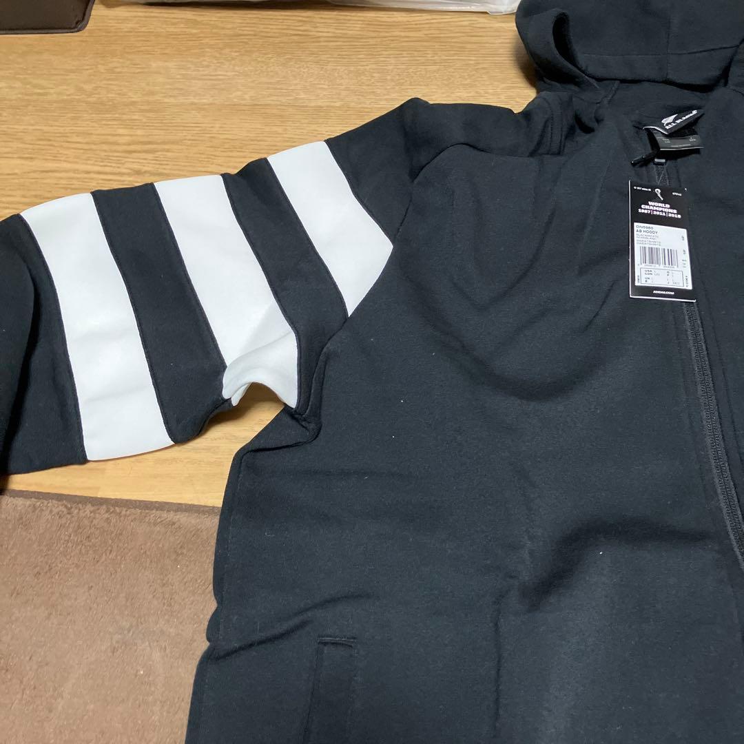 ALL BLACKS フード付きジップアップウェア
