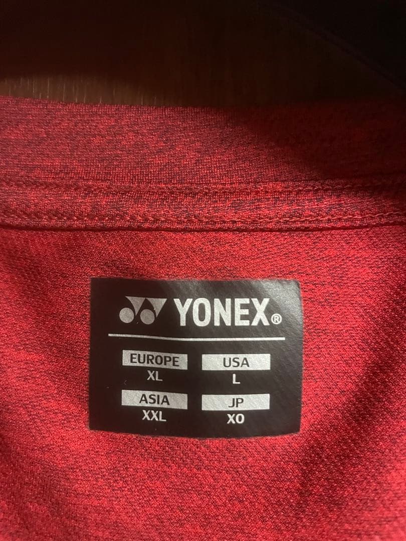 yonex 日本代表ユニフォーム　赤　美品