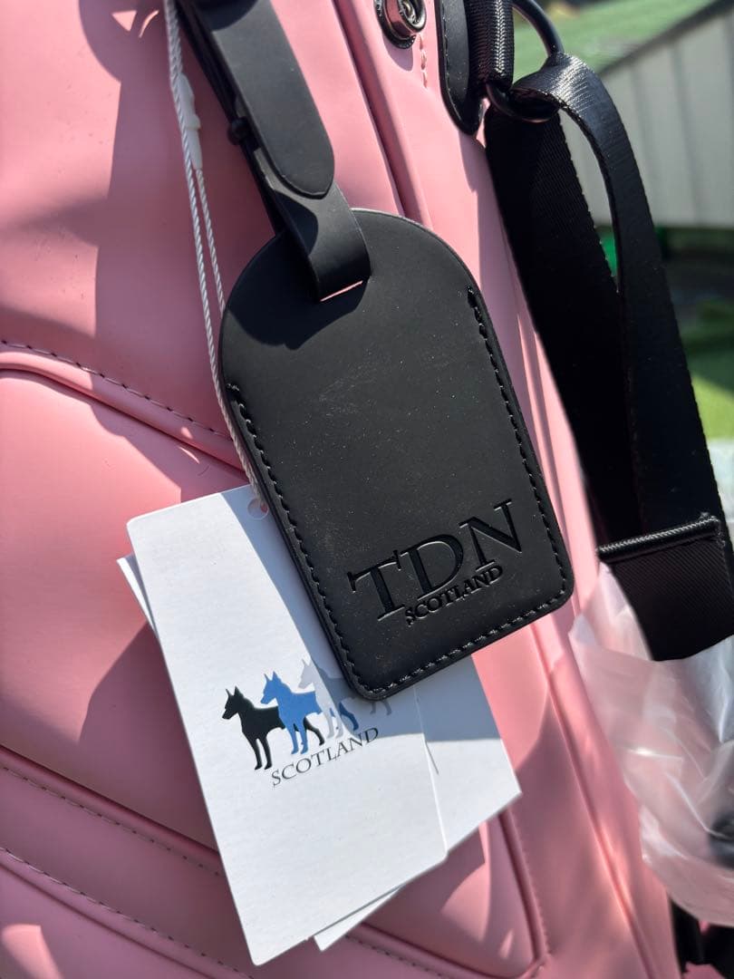 TDN スタンドバッグ　キャディバッグ　ゴルフバッグ　新品　ピンク　pink