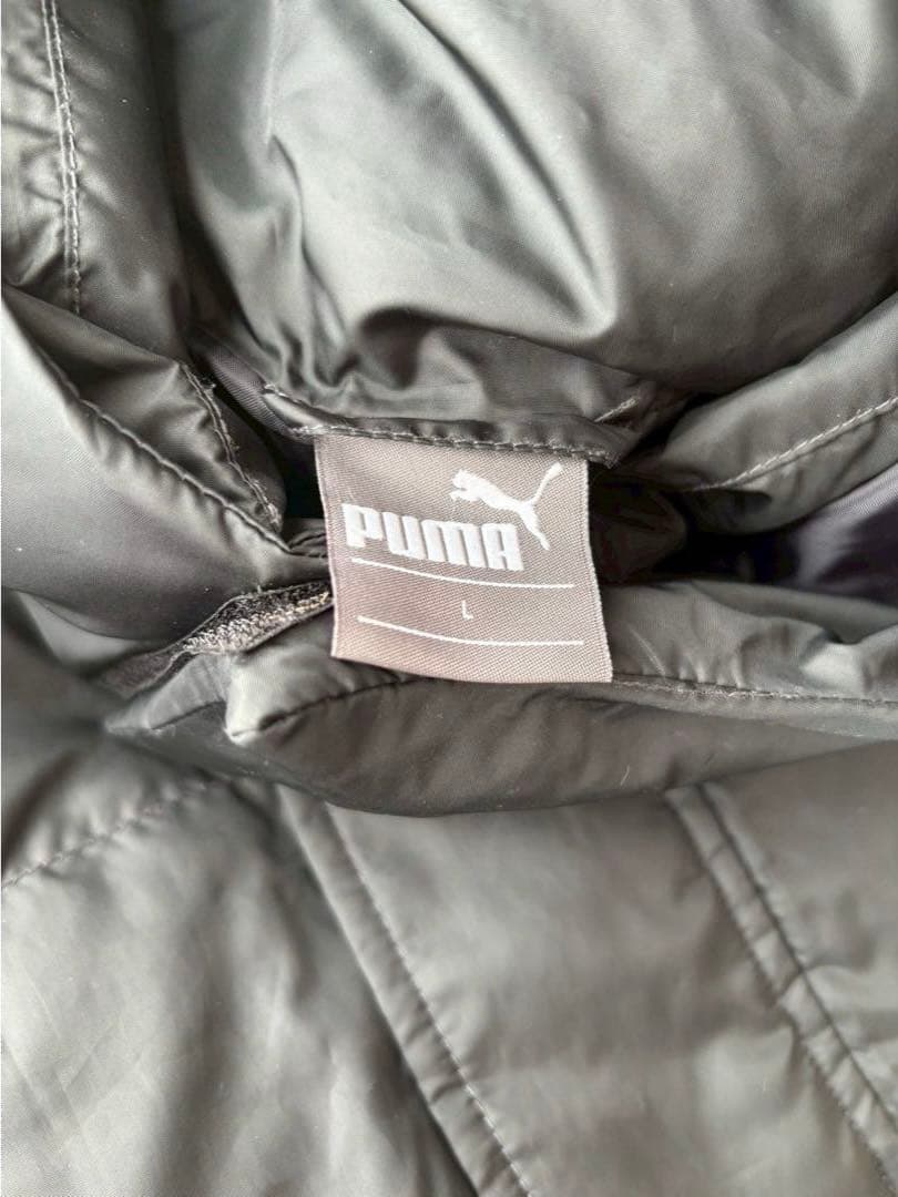 PUMA プーマ ベンチコート ダウン ブラック L 美品