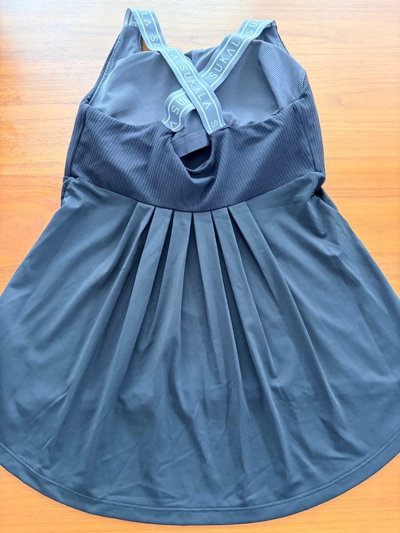 SUKALA スカーラ　バックフレアタンクトップ　ブラック　S ヨガピラティス