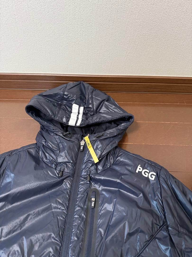 PGG レディースフード付きジップブルゾン　ネイビー サイズ0
