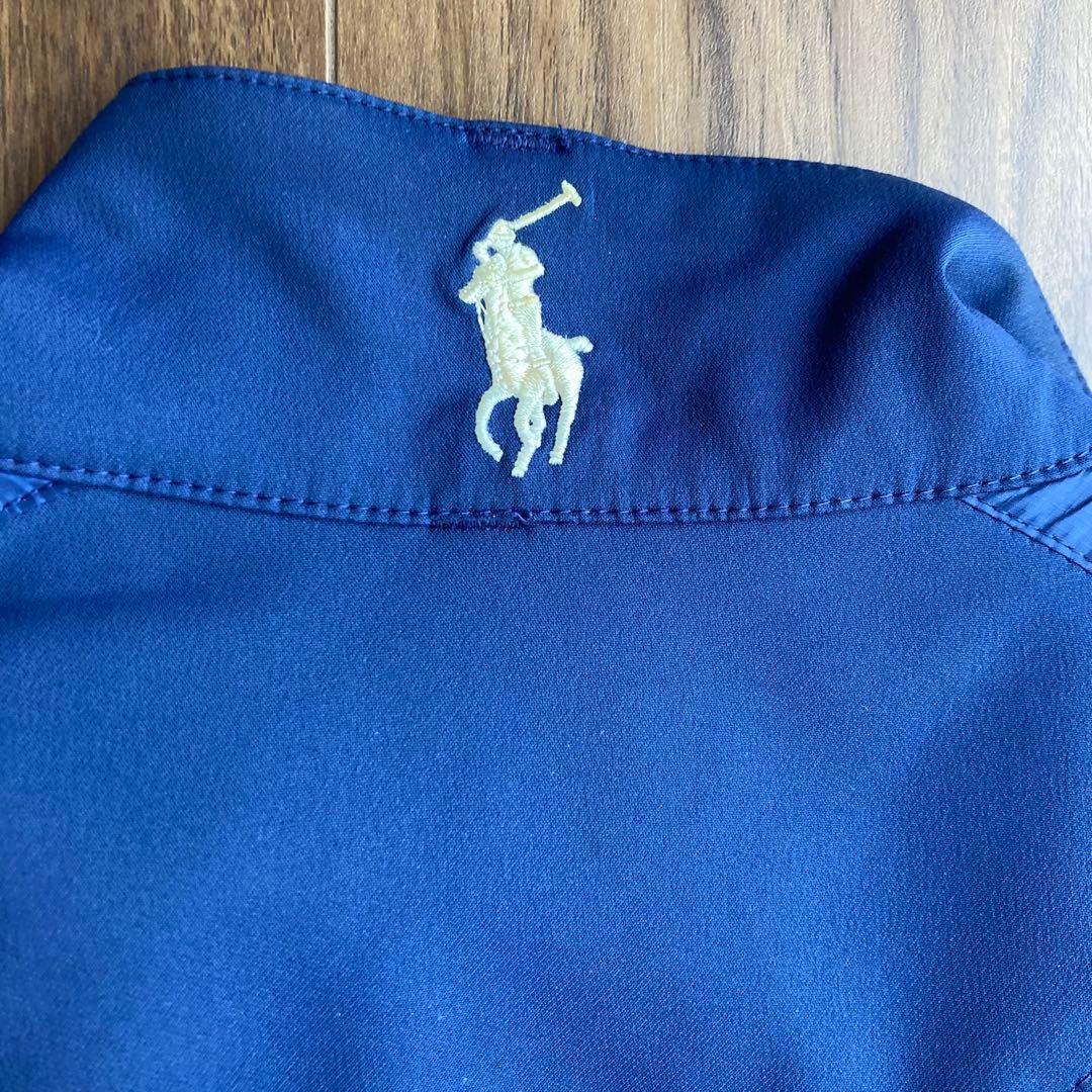 【美品】POLO GOLF ポロゴルフ　ナイロンベスト　後ろ襟　ロゴ❗️
