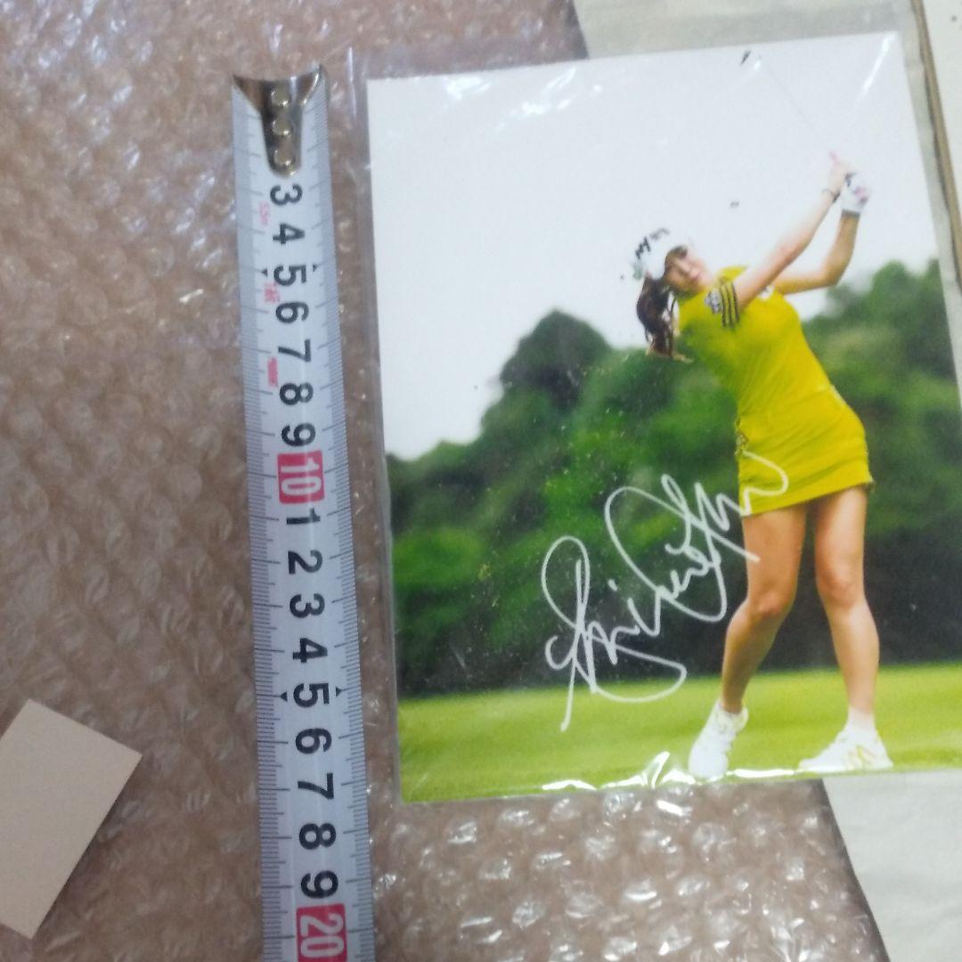 アンシネ選手・直筆サイン色紙＆写真。