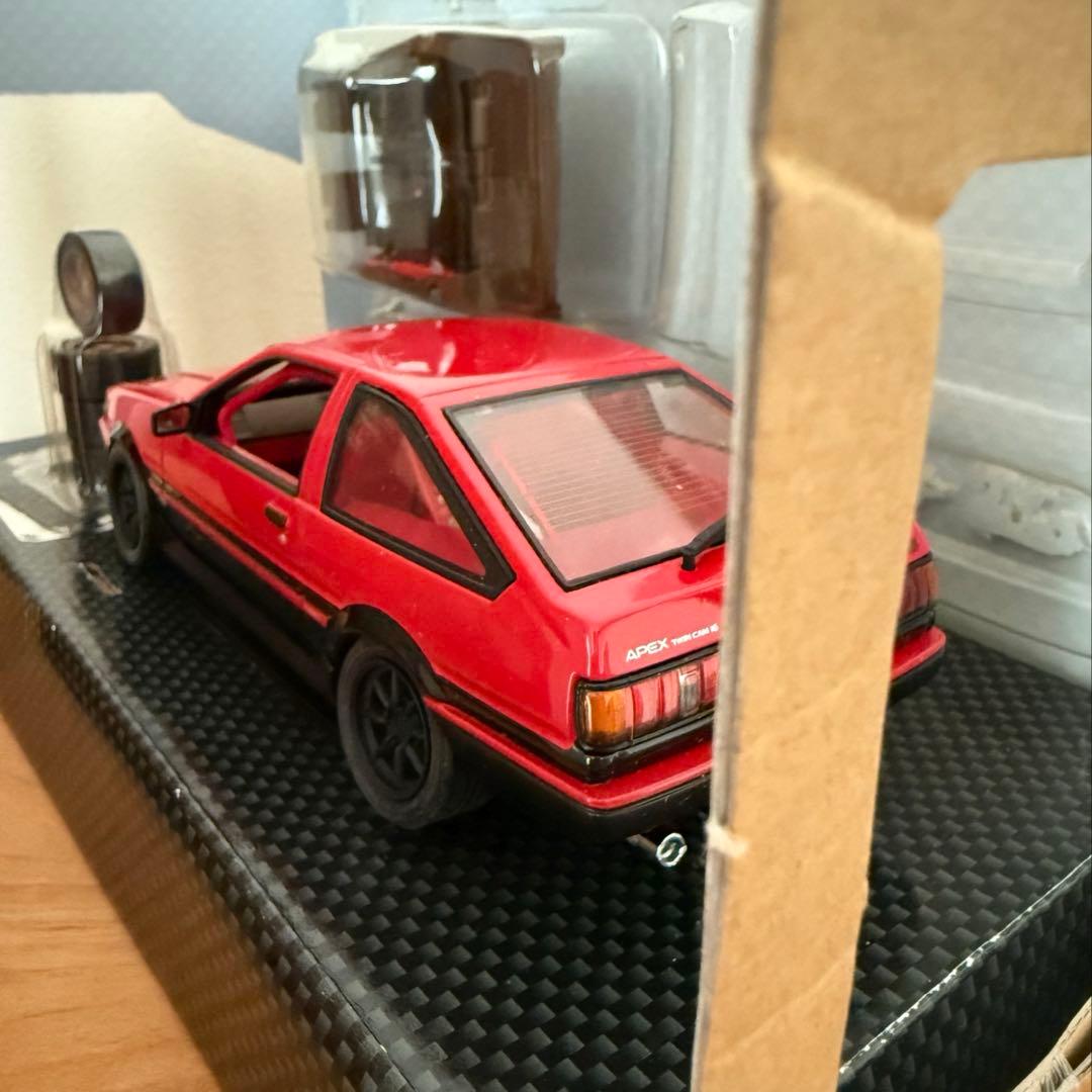d*7様 アオシマ DISM 1/24 レビン 前期型 AE86 1983年式