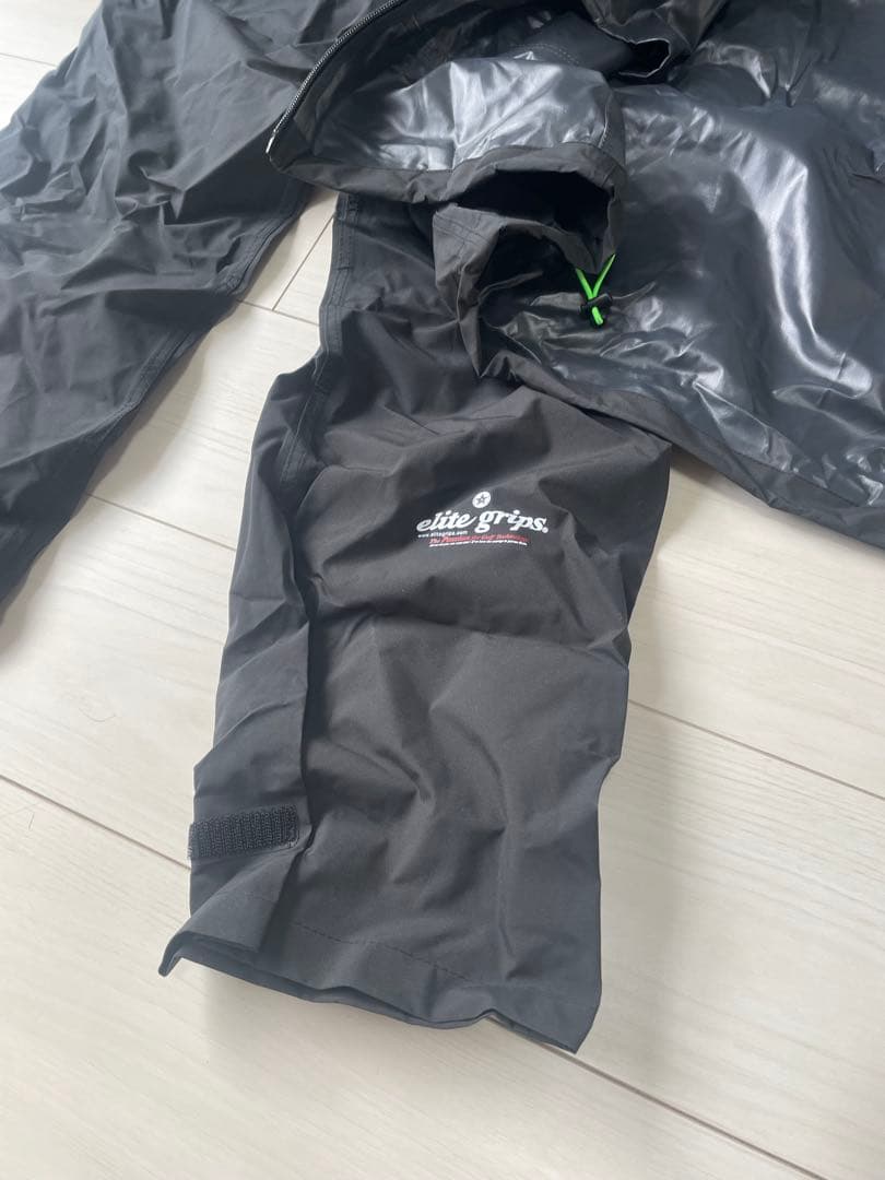 マッツサン　エリートグリップ　レインウェア 上下セット ブラック