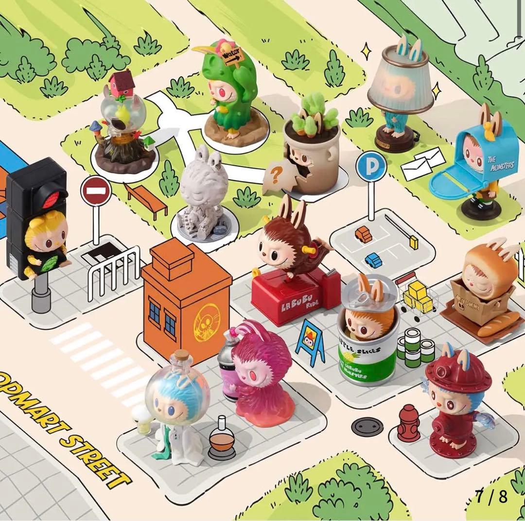 クッション・抱きまくら・ブランケット THE MONSTERS Almost Hidden LABUBU box