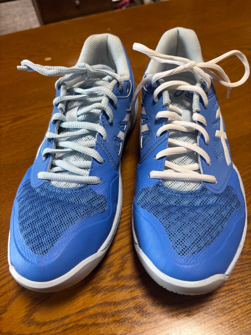 ASICS バドミントンシューズ 青　26㎝