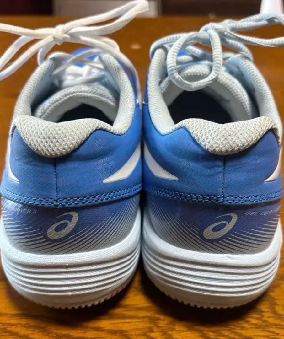 ASICS バドミントンシューズ 青　26㎝
