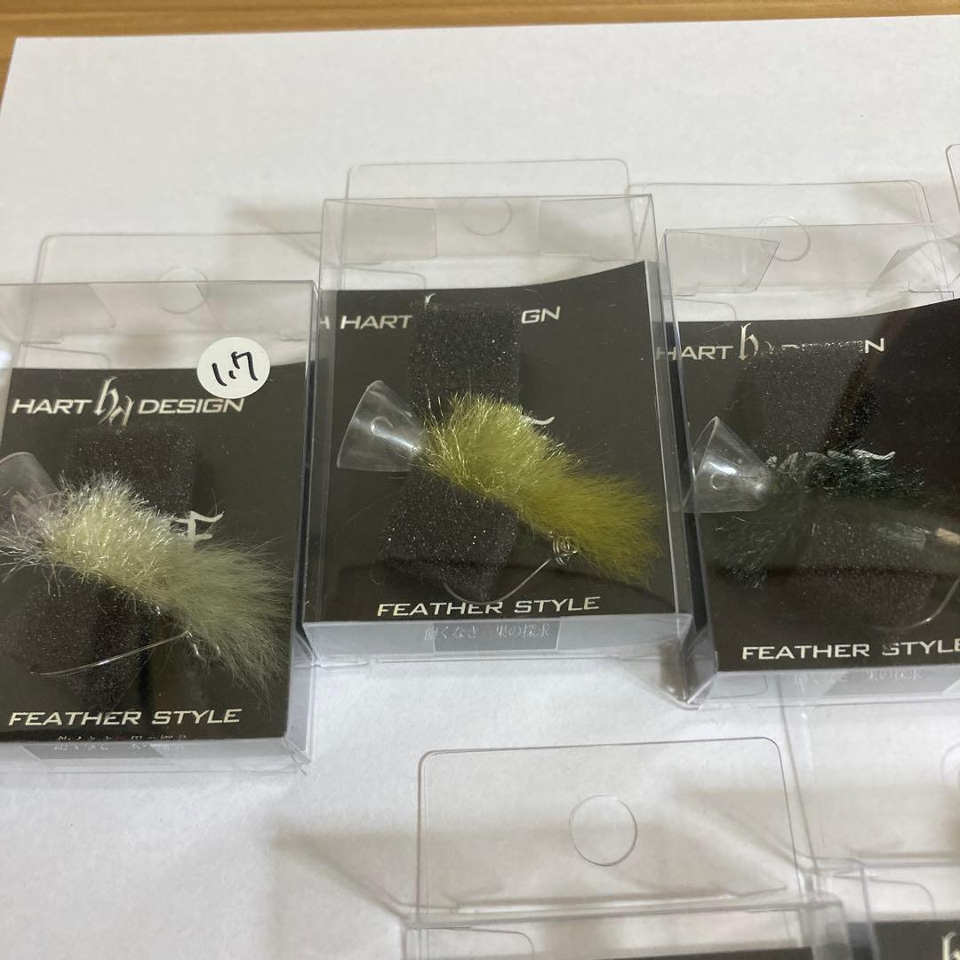 ハートデザイン　フェザクラ1.7g 2.7g 9個