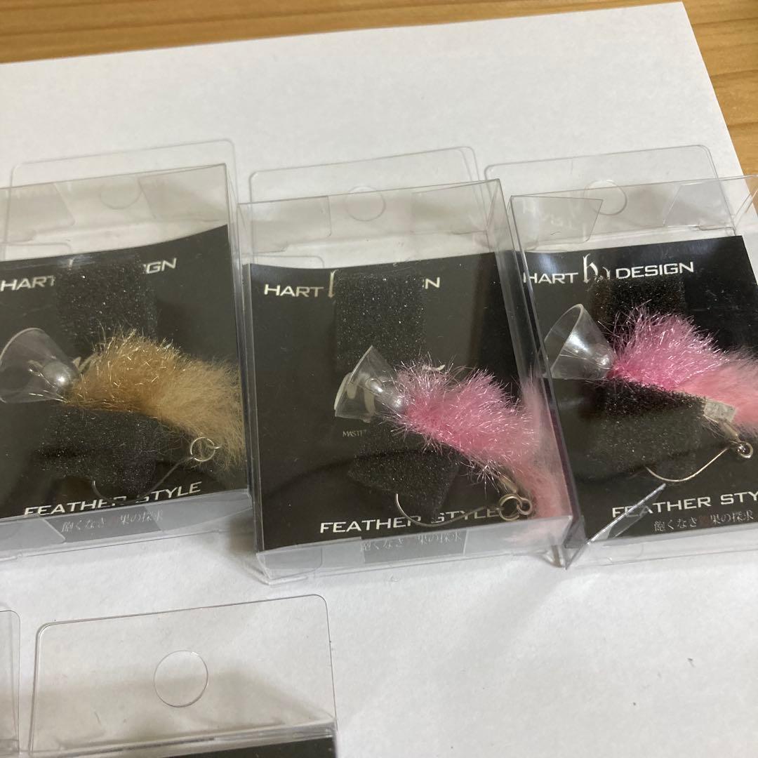 ハートデザイン　フェザクラ1.7g 2.7g 9個
