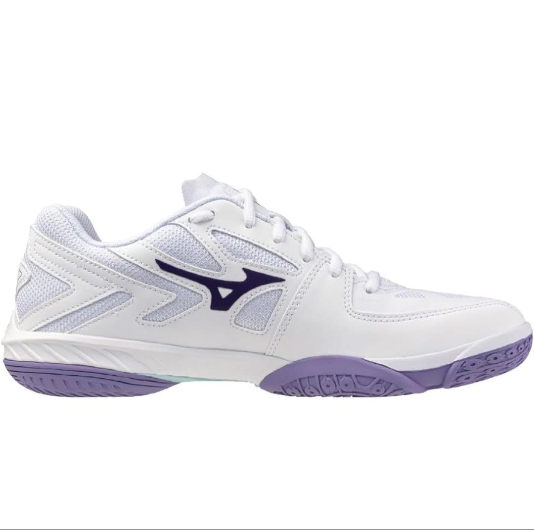 Mizuno Wave Claw EL-2 23.5 ホワイト/パープル