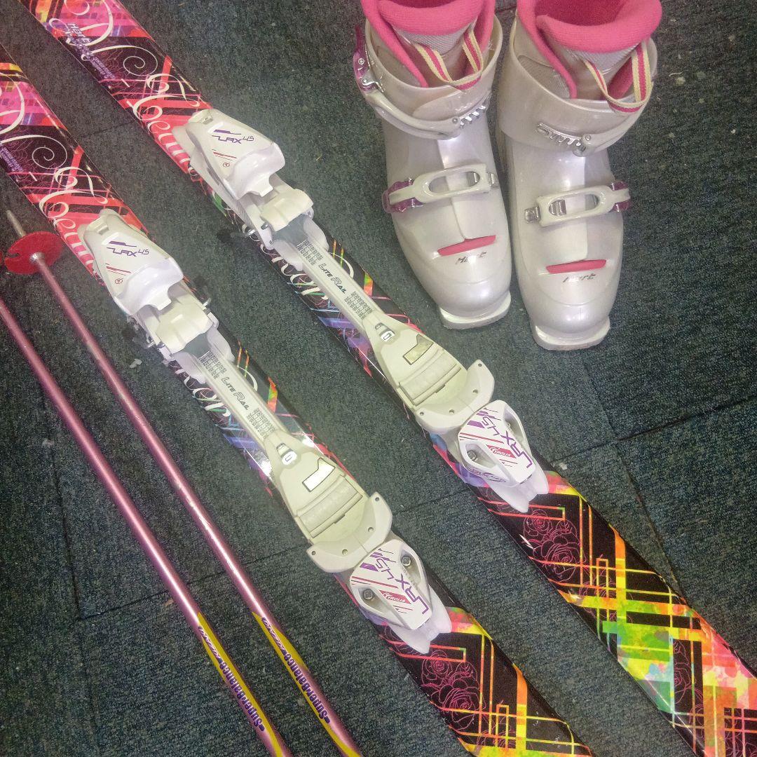 メンテナス済…ジュニア用 140cmHartスキー…靴24cm