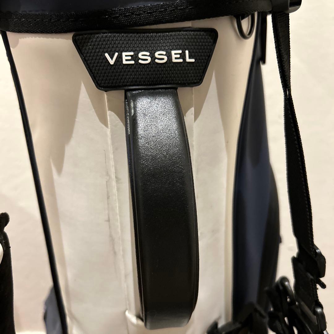 VESSEL　player3.0Stand ダブルストラップ　ネイビー/ホワイト