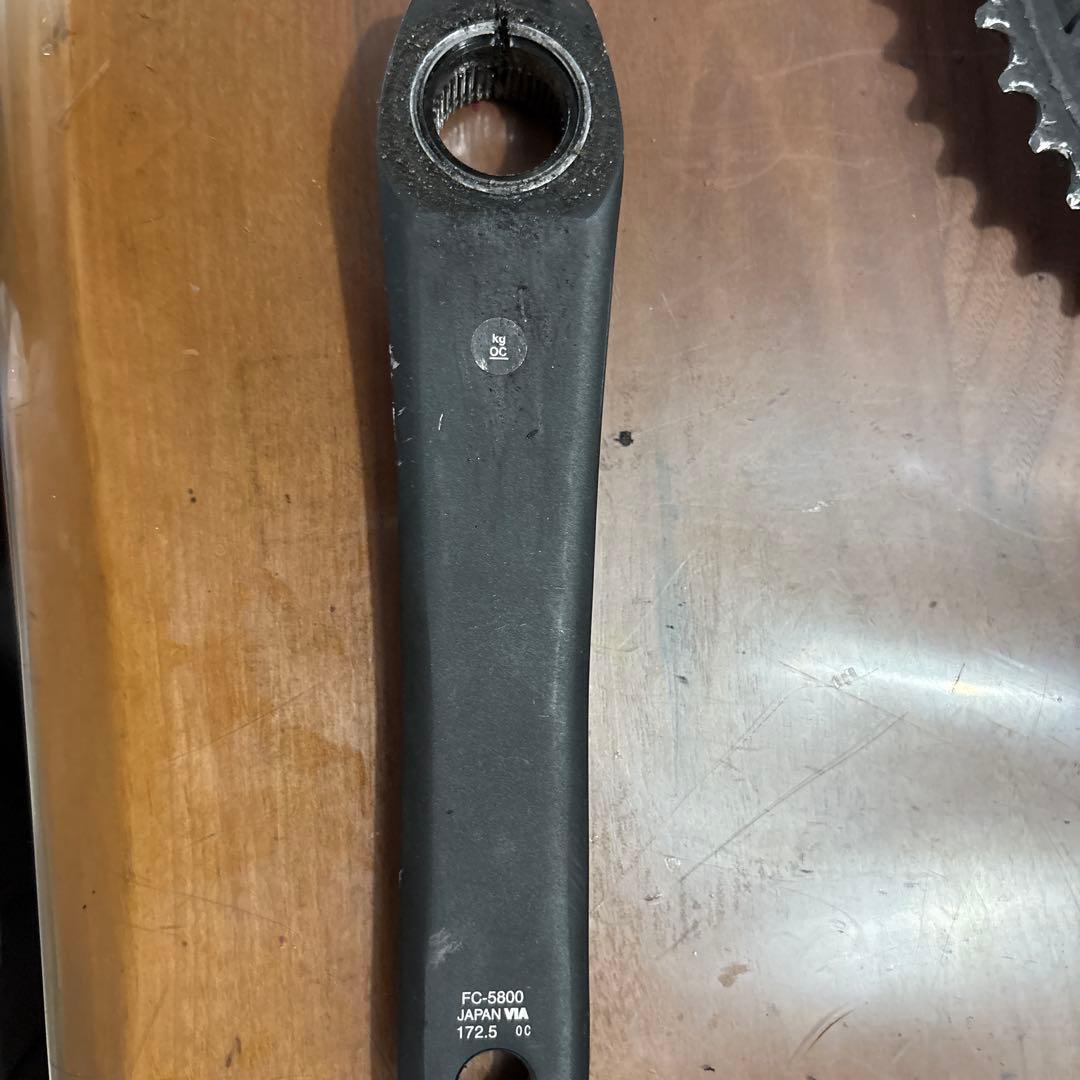 値下げありShimano 105 5800 11速クランクセット 172.5mm