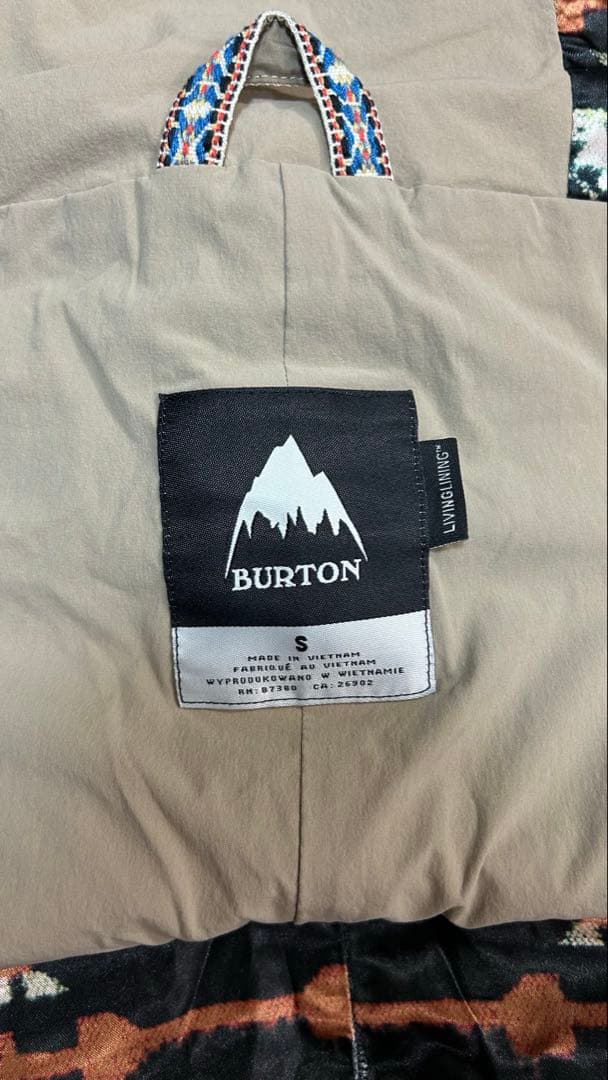 BURTON ビブパンツ Sサイズ　レディース　バートン　ベージュ