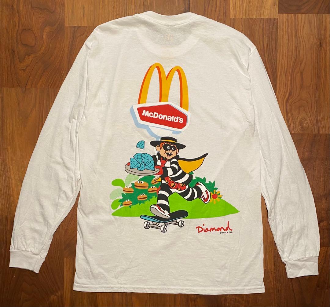 Diamond Supply Co. McDonald's ロンTシャツ　M