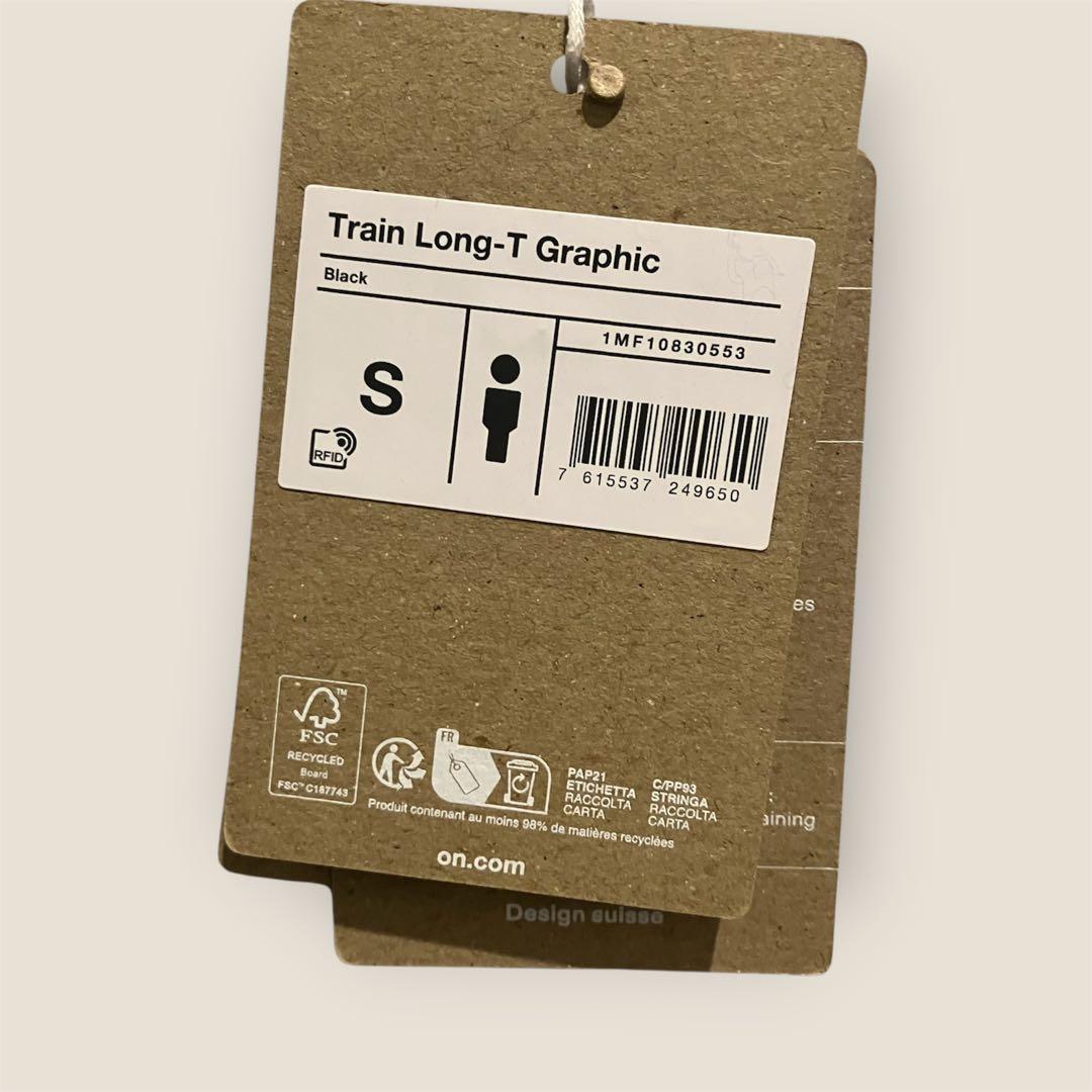 【新品タグ付】On オン Train Long-T Graphic ロンT S