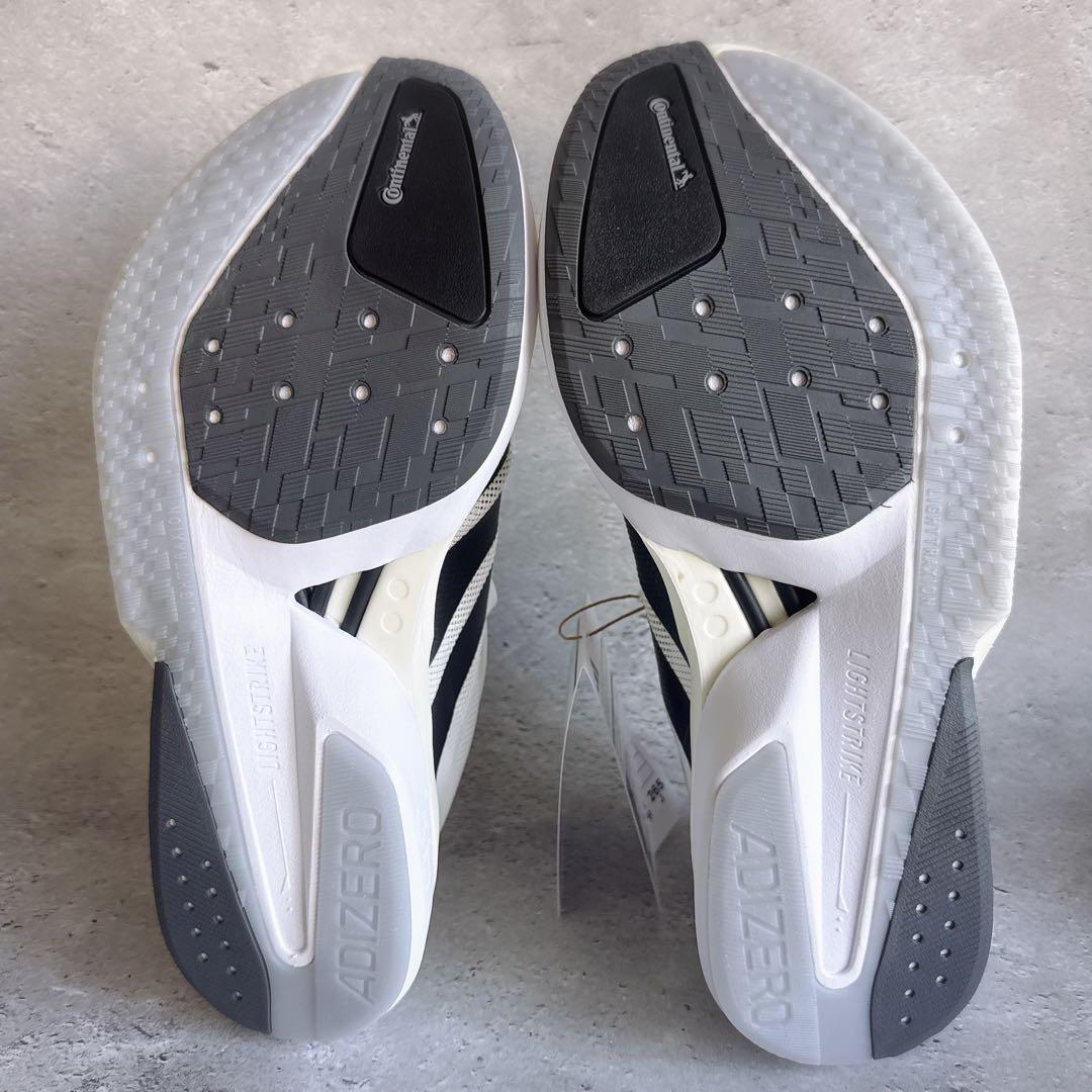 新品　アディダス　adidas アディゼロ ボストン13M ホワイト　26.5