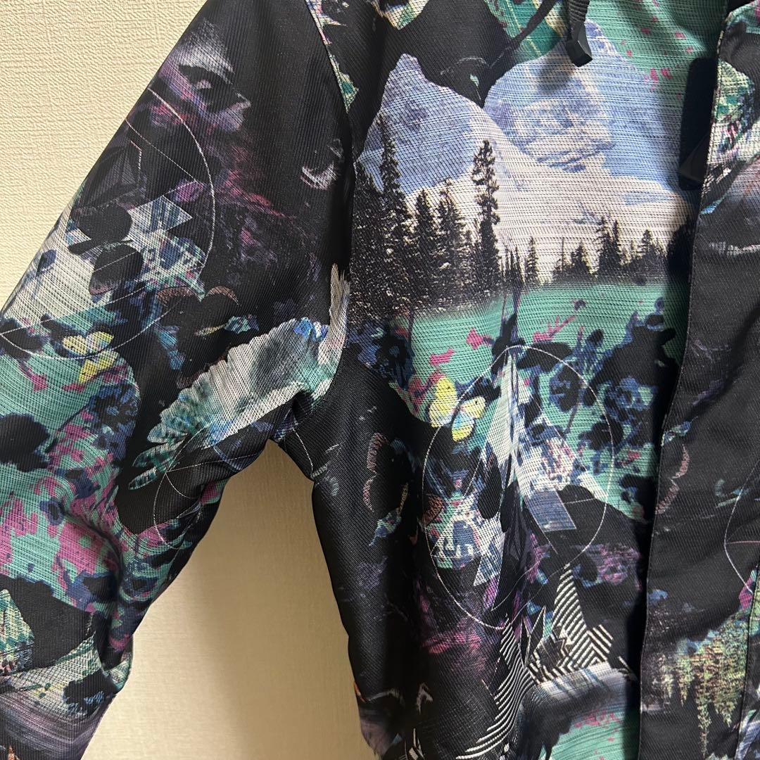 volcom ボルコム　スノボウェア　レディース　総柄　上下セット　Sサイズ