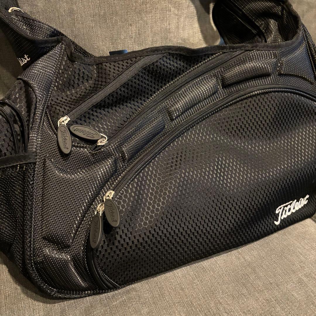【未使用】Titleist ボストンバックバッグ シューズ収納付き　黒