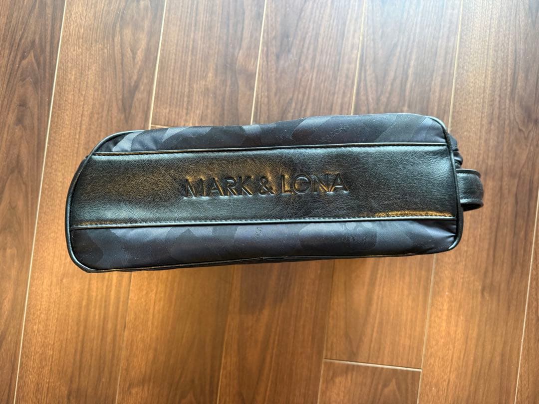 MARK&LONA シューズバッグ シューズケース カモ ブラック 完売品 美品