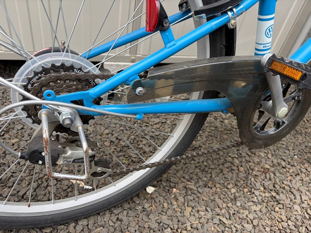 札幌市内での受け渡し　Volkswagen 24インチ子供用自転車 青
