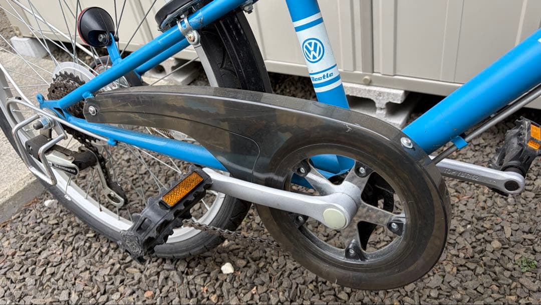 札幌市内での受け渡し　Volkswagen 24インチ子供用自転車 青