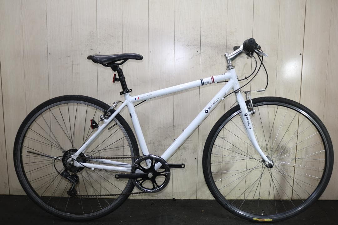 ルノー（RENAULT）700C 6速 アルミ 440mm WHITEクロス