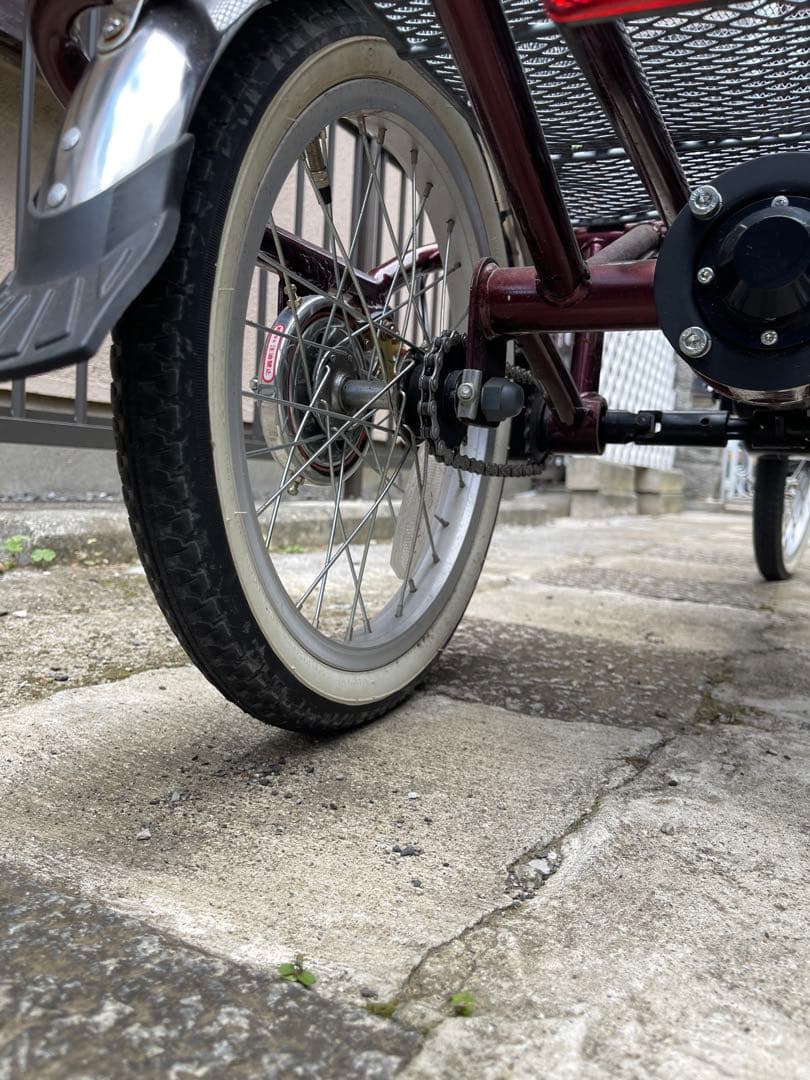 美品 Peltech 電動アシスト三輪車 TDR-163L 20インチ