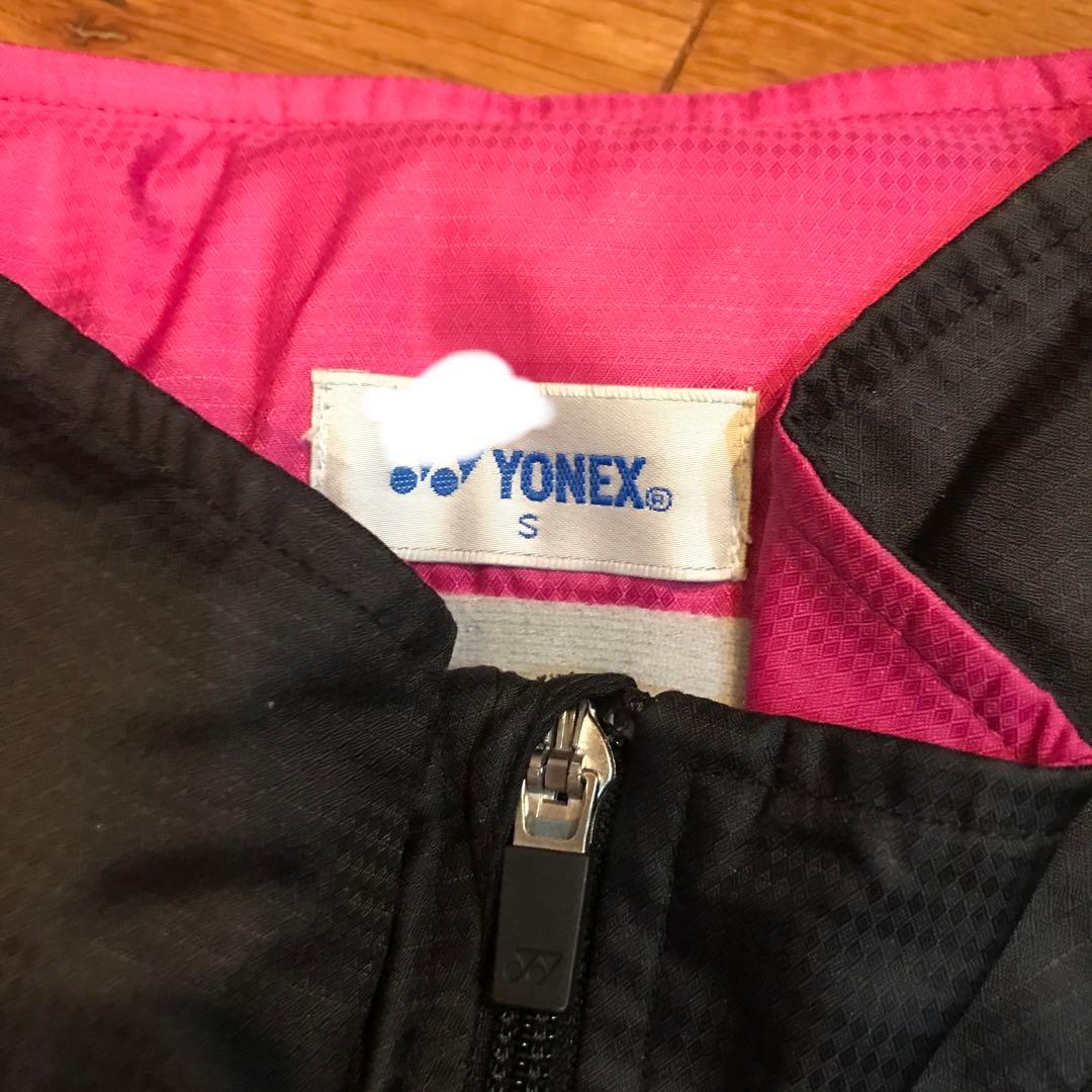 YONEX ジャケットとパンツセット Sサイズ ピンク/黒/白