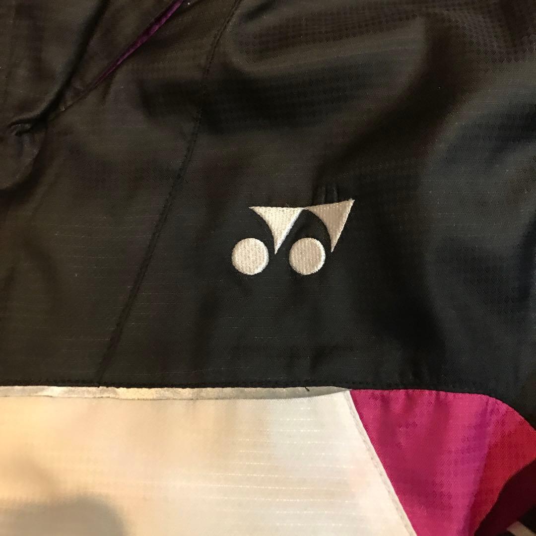 YONEX ジャケットとパンツセット Sサイズ ピンク/黒/白