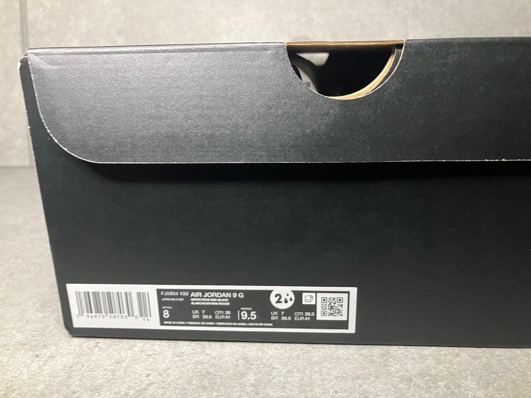 ジョーダン　ゴルフ　Nike Air Jordan 9 Golf White