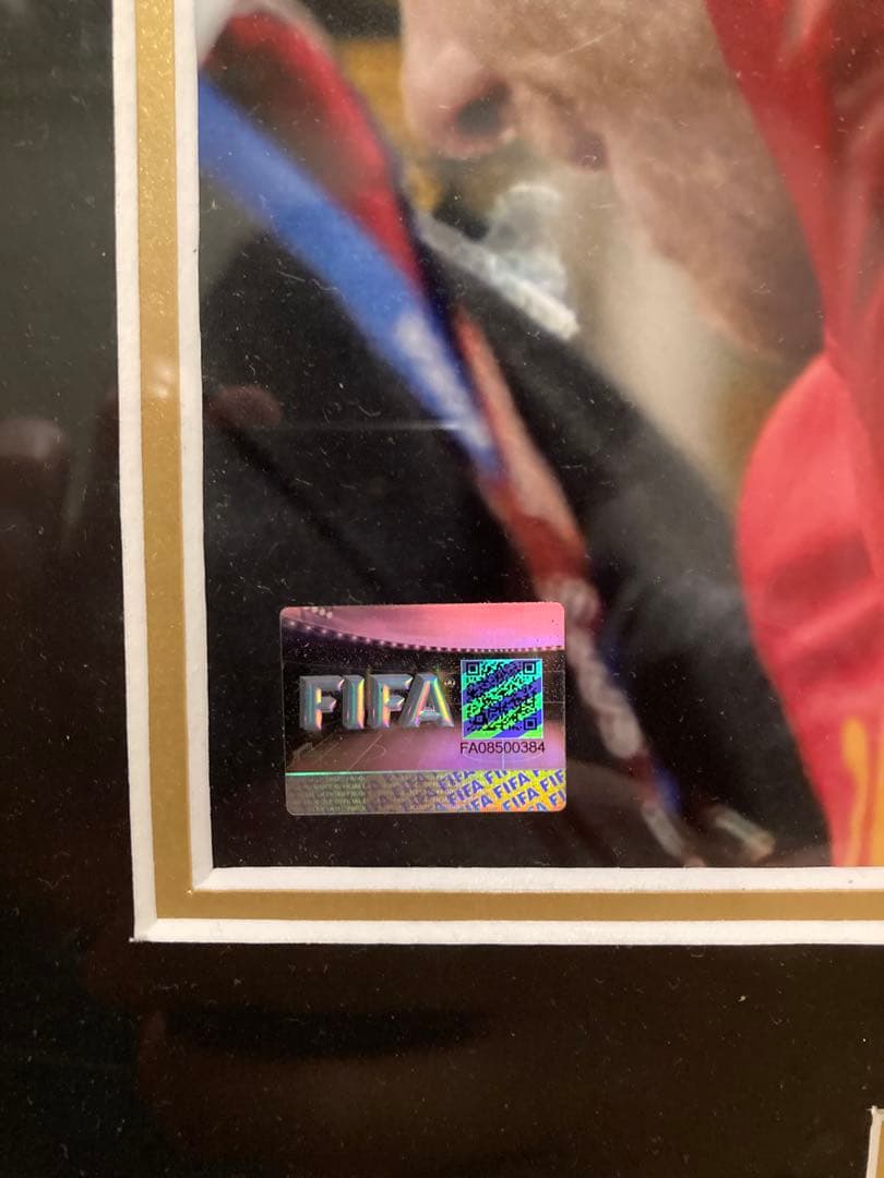 Cesc Fàbregas サイン入り写真 フレーム付き