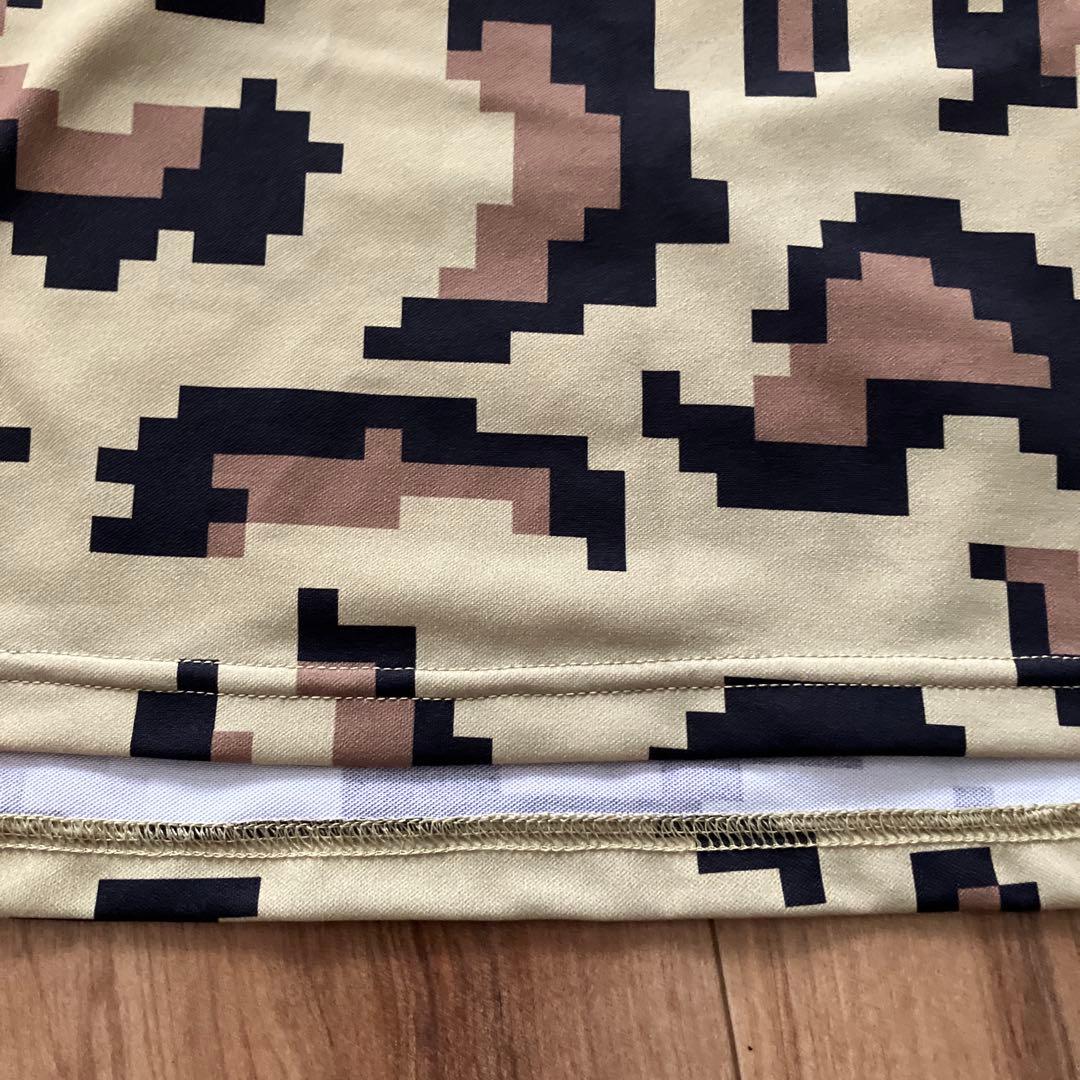 F.C.Real Bristol ゴルフ モックネック ブロックヒョウ柄